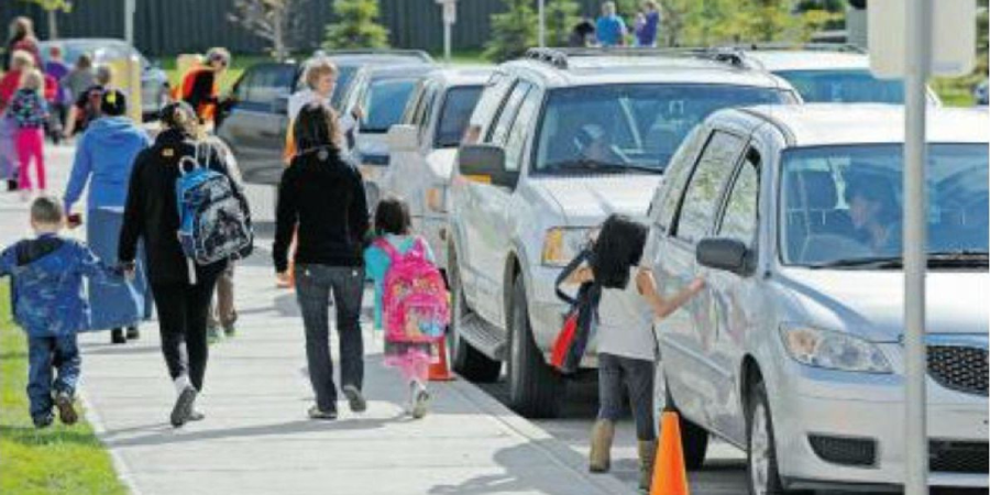 Car fumes at school pick-up: PV media comment